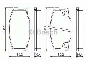 BOSCH 0 986 494 442 stabdžių trinkelių rinkinys, diskinis stabdys 
 Techninės priežiūros dalys -> Papildomas remontas
MC894601, MK499871, MK499872