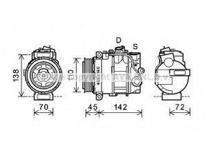 PRASCO MSK614 kompresorius, oro kondicionierius 
 Oro kondicionavimas -> Kompresorius/dalys
0012308111, 0022305111, 0022306511