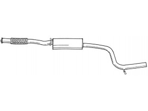 AKS DASIS SG25482 vidurinis duslintuvas