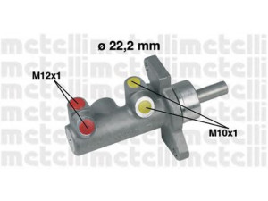 METELLI 05-0230 pagrindinis cilindras, stabdžiai 
 Stabdžių sistema -> Pagrindinis stabdžių cilindras
3492930, 558119