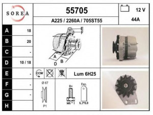 EAI 55705 kintamosios srovės generatorius