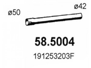 ASSO 58.5004 išleidimo kolektorius 
 Išmetimo sistema -> Išmetimo vamzdžiai
191253203F, 1L0253203C