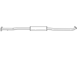 AKS DASIS SG75409 vidurinis duslintuvas