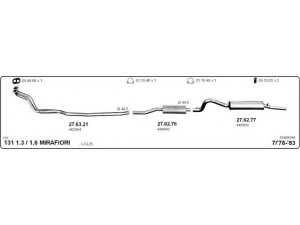 IMASAF 524000388 išmetimo sistema 
 Išmetimo sistema -> Išmetimo sistema, visa