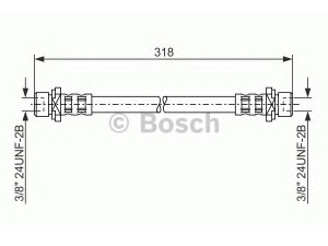 BOSCH 1 987 476 165 stabdžių žarnelė 
 Stabdžių sistema -> Stabdžių žarnelės
90947 02C30