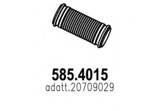 ASSO 585.4015 lanksti žarna, išmetimo sistema 
 Išmetimo sistema -> Išmetimo vamzdžiai
20709029, 7420709029