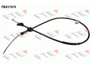 FTE FBS17079 trosas, stovėjimo stabdys 
 Stabdžių sistema -> Valdymo svirtys/trosai
4706688, 9211155, 54410-84E00, 4706688