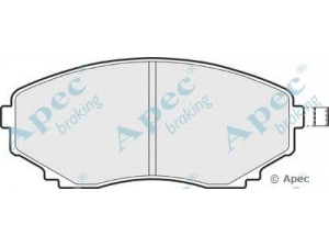 APEC braking PAD1026 stabdžių trinkelių rinkinys, diskinis stabdys
CBZ23322Z, LBZ13323Z, LBZ23323Z