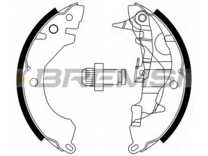 BREMSI GF0730-1 stabdžių trinkelių komplektas 
 Techninės priežiūros dalys -> Papildomas remontas
MB366443, MB366444, MB366443, MB366444