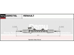 DELCO REMY DSR076L vairo pavara 
 Vairavimas -> Vairo pavara/siurblys