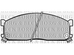 BORG & BECK BBP1271 stabdžių trinkelių rinkinys, diskinis stabdys 
 Techninės priežiūros dalys -> Papildomas remontas
3250077, 3256541, S08349280, S08349280A