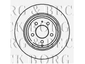 BORG & BECK BBD5062 stabdžių diskas 
 Dviratė transporto priemonės -> Stabdžių sistema -> Stabdžių diskai / priedai
271794, 2717940, 31262099, 9140144