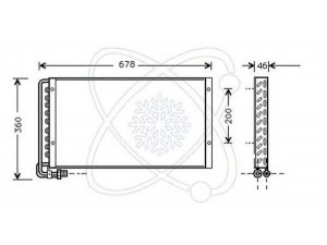 ELECTRO AUTO 30K0012 kondensatorius, oro kondicionierius 
 Oro kondicionavimas -> Kondensatorius
81619206012, 81619200012