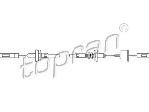 TOPRAN 103 410 sankabos trosas 
 Sankaba/dalys -> Sankabos valdymas -> Sankabos trosas
321 721 335D, 321 721 335E, 321 721 335F