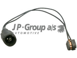 JP GROUP 1497300600 jutiklis, stabdžių trinkelių susidėvėjimas 
 Elektros įranga -> Jutikliai
34351179820, 34351180781