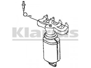 KLARIUS 321849 katalizatoriaus keitiklis 
 Išmetimo sistema -> Katalizatoriaus keitiklis
MR571380, MR571560
