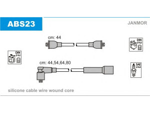 JANMOR ABS23 uždegimo laido komplektas 
 Kibirkšties / kaitinamasis uždegimas -> Uždegimo laidai/jungtys
056 998 031 A, 171 998 031 B, 321 998 031