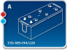 IPSA TPT135 starterio akumuliatorius 
 Elektros įranga -> Akumuliatorius
2994566, 1440622, 74 20 393 422