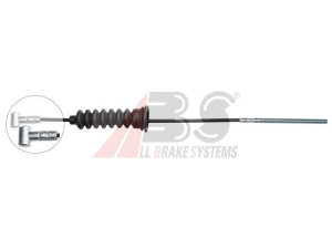 A.B.S. K13973 trosas, stovėjimo stabdys 
 Stabdžių sistema -> Valdymo svirtys/trosai
522409, 90495463