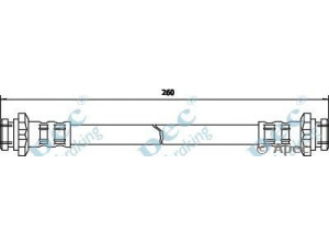 APEC braking HOS3427 stabdžių žarnelė 
 Stabdžių sistema -> Stabdžių žarnelės
4620489911, 4621401A11, 4621479911