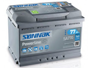 SONNAK SA770 starterio akumuliatorius; starterio akumuliatorius 
 Elektros įranga -> Akumuliatorius
01307572, 50503182, 606777080, 61 21 6 946 332