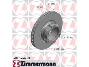 ZIMMERMANN 400.1444.00 stabdžių diskas 
 Dviratė transporto priemonės -> Stabdžių sistema -> Stabdžių diskai / priedai
668 421 0112, 668 421 0612