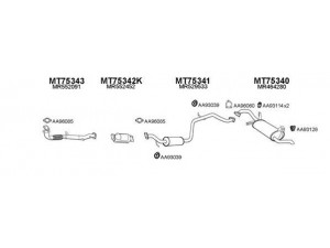 VENEPORTE 750040 išmetimo sistema