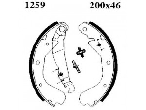 BSF 01259 stabdžių trinkelių komplektas 
 Techninės priežiūros dalys -> Papildomas remontas
1605590, 1605689, 1605774, 1605792