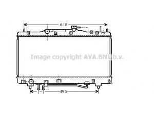 AVA QUALITY COOLING TO2308 radiatorius, variklio aušinimas
164007A210, 164007A430