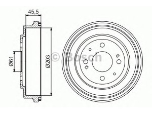 BOSCH 0 986 477 166 stabdžių būgnas 
 Stabdžių sistema -> Būgninis stabdys -> Stabdžių būgnas
42610-SK3-E10