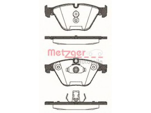 METZGER 0857.20 stabdžių trinkelių rinkinys, diskinis stabdys 
 Techninės priežiūros dalys -> Papildomas remontas
3411 6 775 314, 3411 6 850 885
