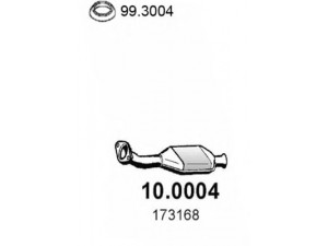 ASSO 10.0004 katalizatoriaus keitiklis 
 Išmetimo sistema -> Katalizatoriaus keitiklis
170622, 173121, 173122, 173168