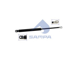 SAMPA 100.119 dujinė spyruoklė, bagažinė
629 750 15 36, 6297501536, A 629 750 15 36