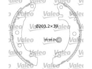 VALEO 554757 stabdžių trinkelių komplektas 
 Techninės priežiūros dalys -> Papildomas remontas
7701206242, 7701207268