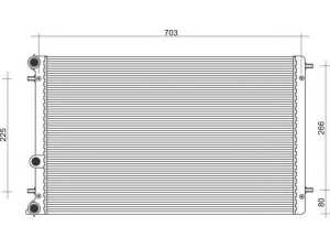 MAGNETI MARELLI 350213105100 radiatorius, variklio aušinimas 
 Aušinimo sistema -> Radiatorius/alyvos aušintuvas -> Radiatorius/dalys
1C0.121.253 A, 1C0121253A