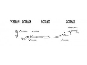 VENEPORTE 670042 išmetimo sistema 
 Išmetimo sistema -> Išmetimo sistema, visa