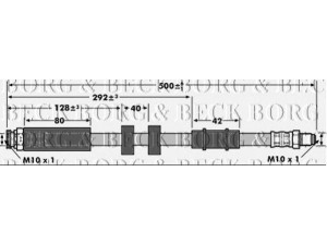 BORG & BECK BBH6910 stabdžių žarnelė 
 Stabdžių sistema -> Stabdžių žarnelės
4806C2, 4806F2, 4806C2, 4806F2