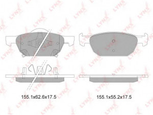 LYNXauto BD-3423 stabdžių trinkelių rinkinys, diskinis stabdys 
 Techninės priežiūros dalys -> Papildomas remontas
45022-TL1-G00, 45022-TL1-G01