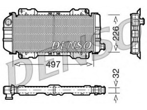 DENSO DRM10017 radiatorius, variklio aušinimas 
 Aušinimo sistema -> Radiatorius/alyvos aušintuvas -> Radiatorius/dalys
81AB8005MB