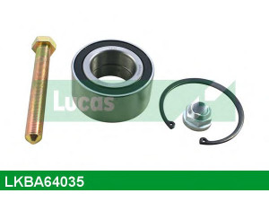 LUCAS ENGINE DRIVE LKBA64035 rato guolio komplektas 
 Ašies montavimas/vairavimo mechanizmas/ratai -> Rato stebulė/montavimas -> Rato guolis
1001719, 1104362, 7M0 598 625 A