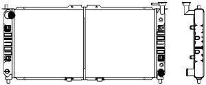 SAKURA  Automotive 1301-0216 radiatorius, variklio aušinimas