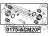 FEBEST 0175-ACM20F remonto komplektas, stabdžių apkaba 
 Stabdžių sistema -> Stabdžių matuoklis -> Stabdžių matuoklio montavimas
04479-44020