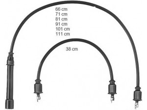 BERU ZEF352 uždegimo laido komplektas 
 Kibirkšties / kaitinamasis uždegimas -> Uždegimo laidai/jungtys