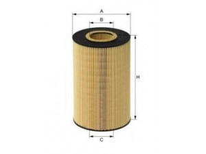 UNIFLUX FILTERS XOE345 alyvos filtras 
 Techninės priežiūros dalys -> Techninės priežiūros intervalai
120 180 00 09, 120 184 01 25, 120 184 02 25