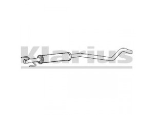 KLARIUS 250684 vidurinis duslintuvas 
 Išmetimo sistema -> Duslintuvas
5852420, 5852700, 13115644, 13250926