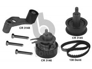 BREDA  LORETT KCD0719 paskirstymo diržo komplektas 
 Techninės priežiūros dalys -> Papildomas remontas