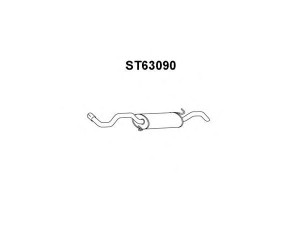 VENEPORTE ST63090 galinis duslintuvas 
 Išmetimo sistema -> Duslintuvas
6K5253609, 6K5253609AD, 6K5253609AH