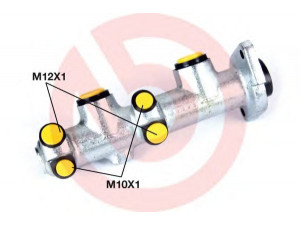 BREMBO M 61 078 pagrindinis cilindras, stabdžiai 
 Stabdžių sistema -> Pagrindinis stabdžių cilindras
460184, 7700666325, 7700666326