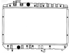 SAKURA  Automotive 1461-0238A radiatorius, variklio aušinimas