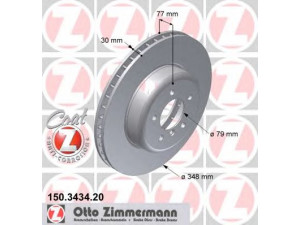 ZIMMERMANN 150.3434.20 stabdžių diskas 
 Stabdžių sistema -> Diskinis stabdys -> Stabdžių diskas
3411 6 763 824